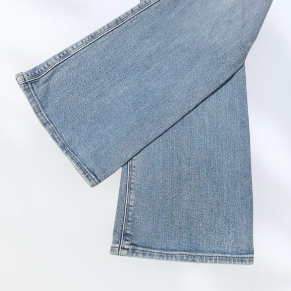 FRAME Jeans Boot Cut Le Sylvie Kick Boot High Waist Light Blue Wash Size 26 - Picture 7 of 14